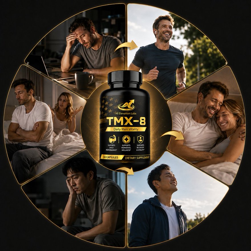 TMX-8 Daily Men’s Vitality Support – 60 Capsules