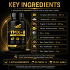 TMX-8 Daily Men’s Vitality Support – 60 Capsules