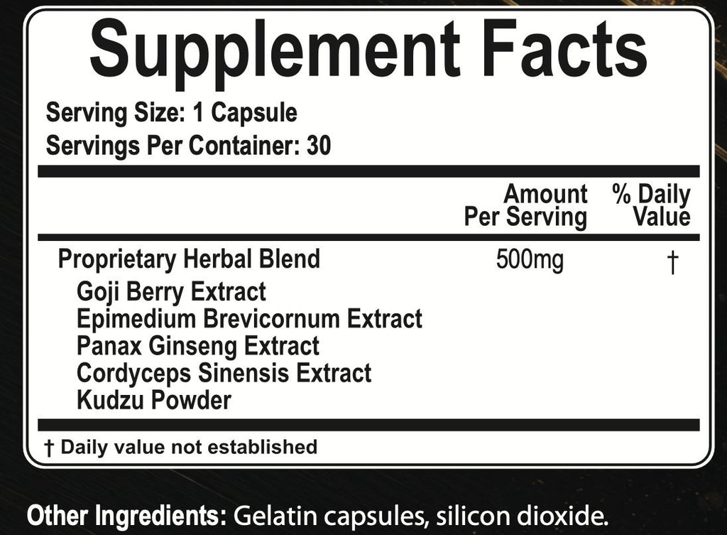 TMX-9 Daily Men’s Vitality Formula – 30 Capsules